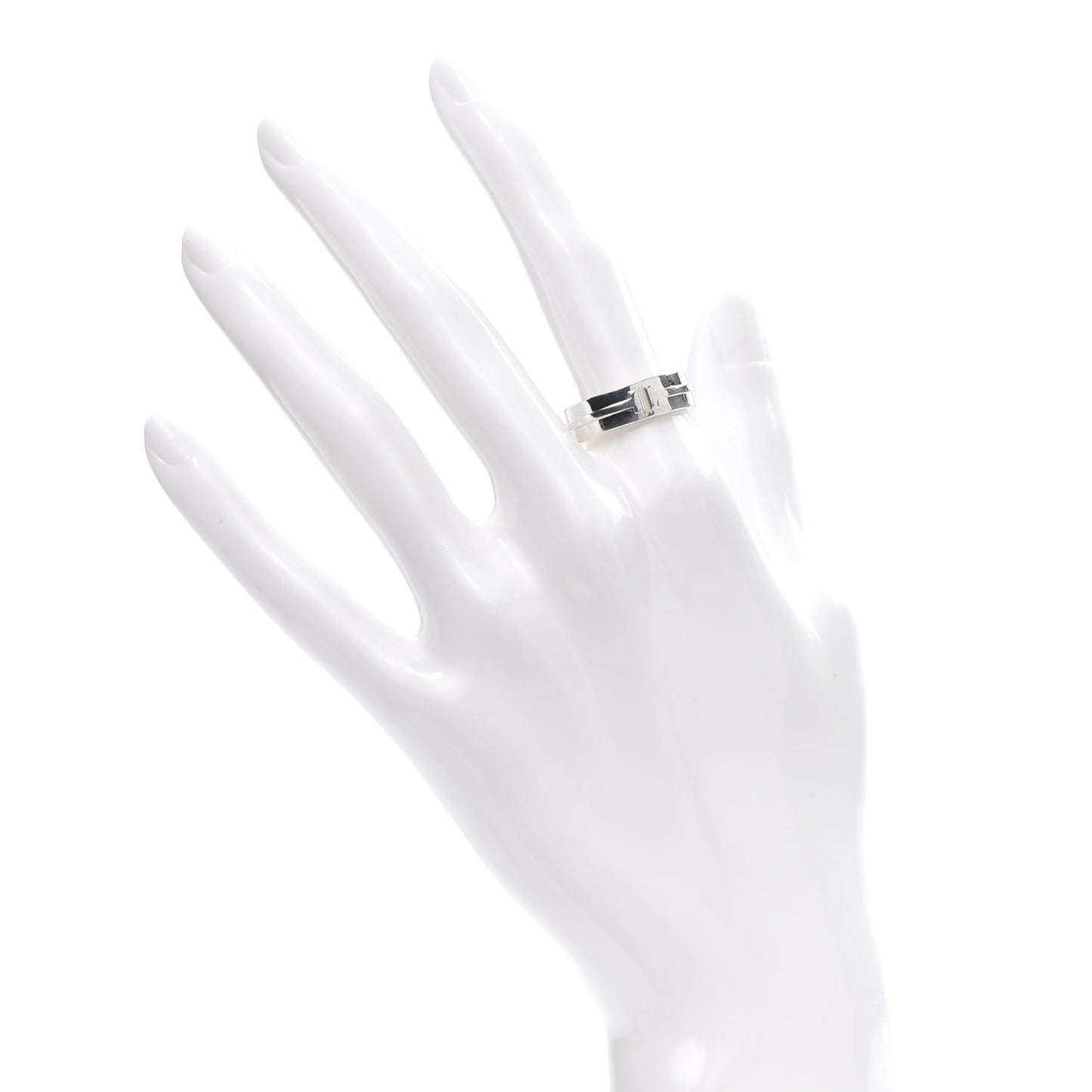 Sterling Silver T Wide Ring 53 6.5