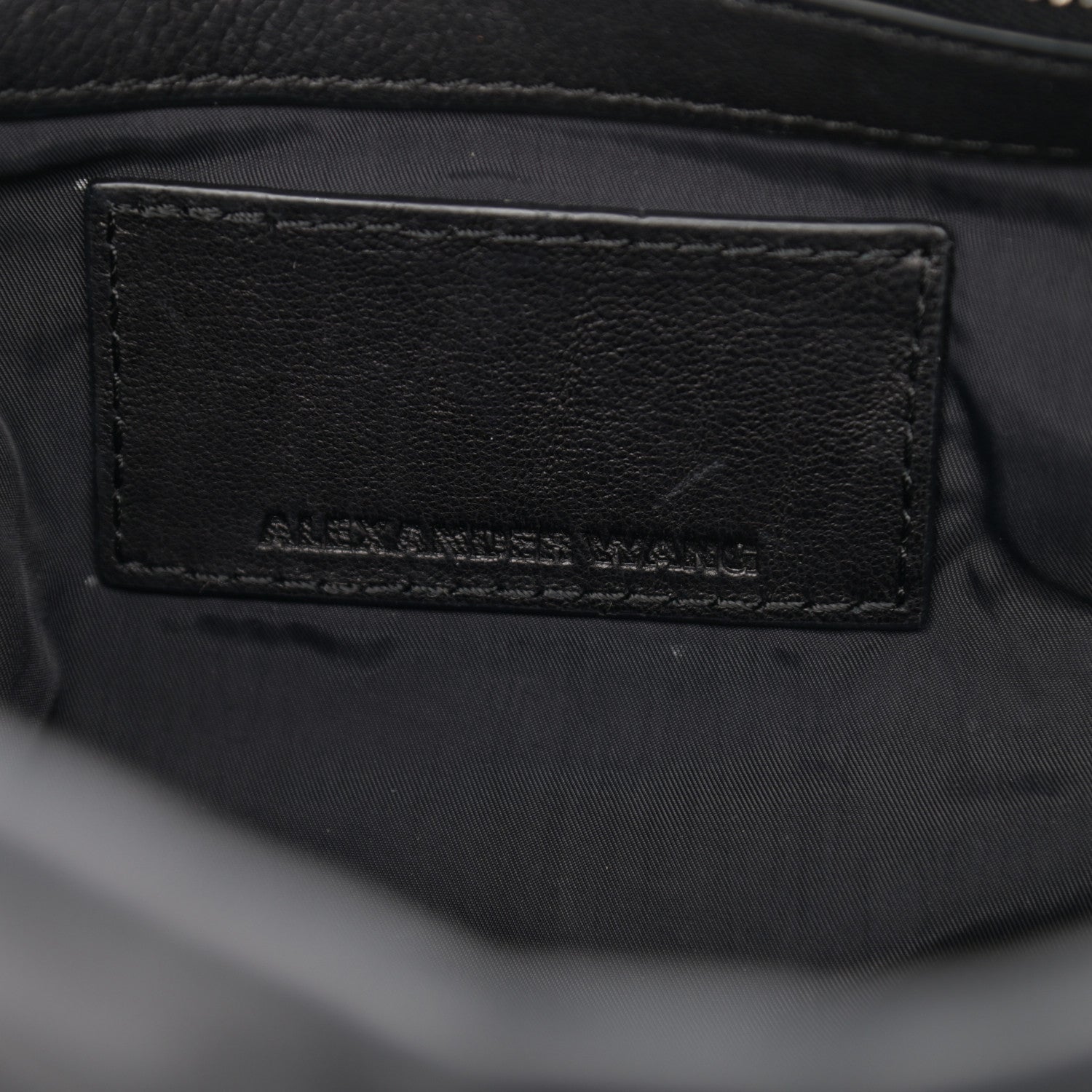 Alexander Wang Washed Lambskin Brenda Chain Black 6 of 11