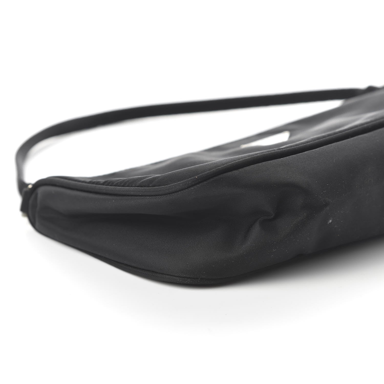 Prada Tessuto Nylon Pochette Bag Black 6 of 9
