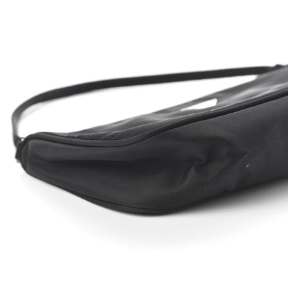 Prada Tessuto Nylon Pochette Bag Black 6 of 9