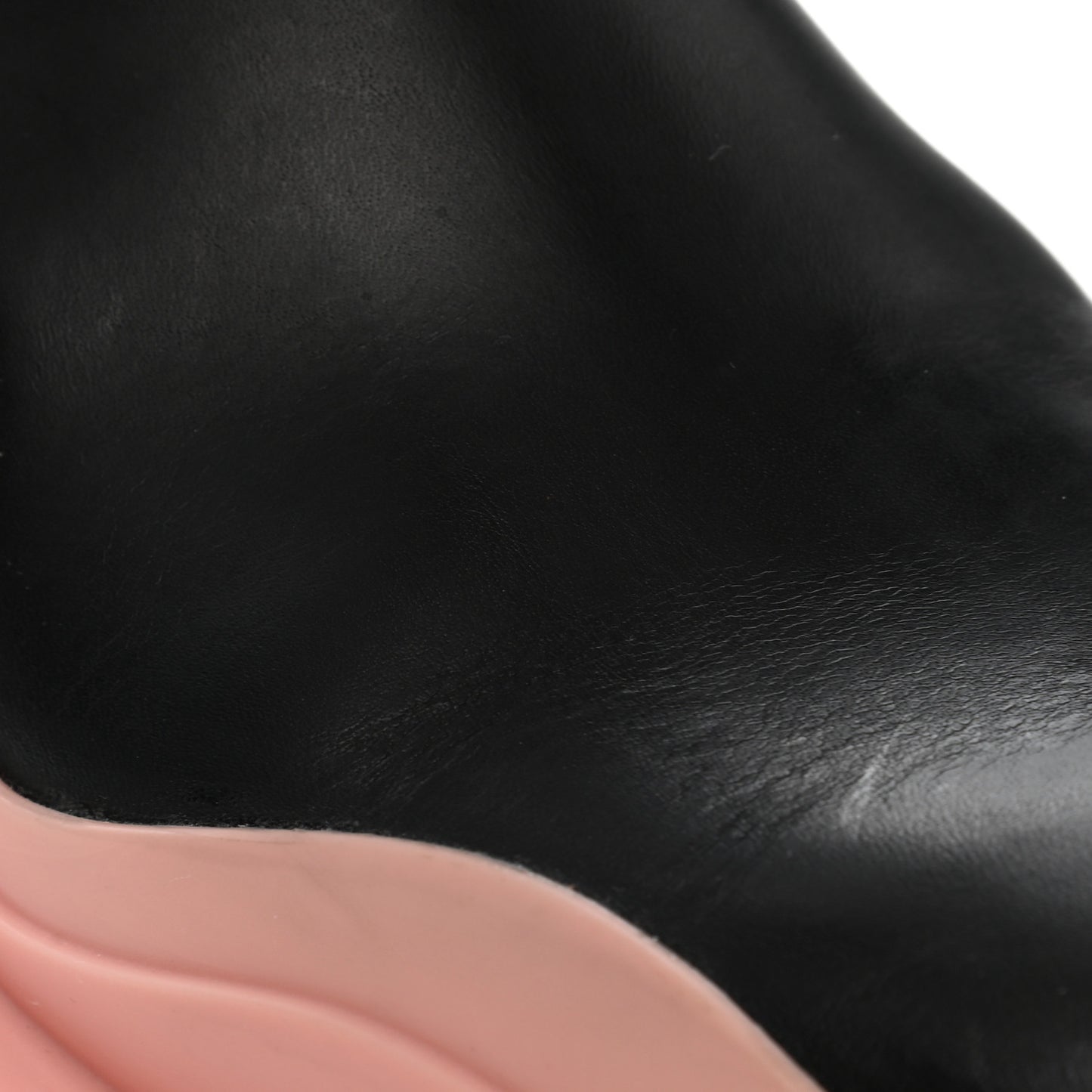 Calfskin The Tire Chelsea Boots 36 Black Peachy