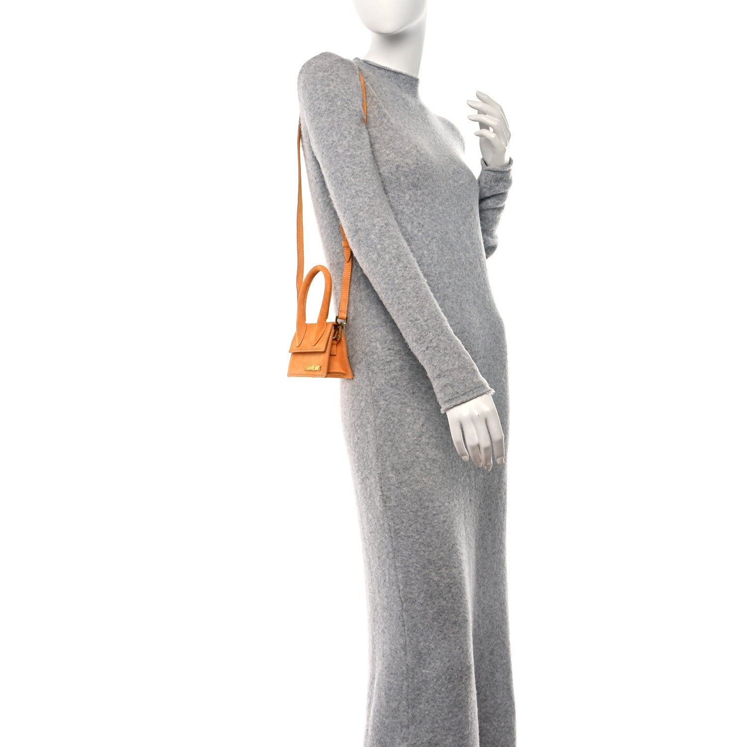 Jacquemus Suede Le Chiquito Light Orange 2 of 10