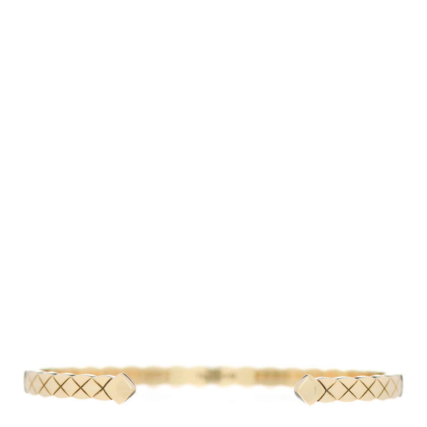 Chanel 18K Yellow Gold Coco Crush Cuff Bracelet S 2 of 5