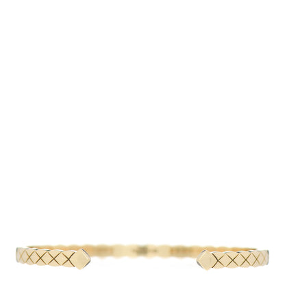 Chanel 18K Yellow Gold Coco Crush Cuff Bracelet S 2 of 5