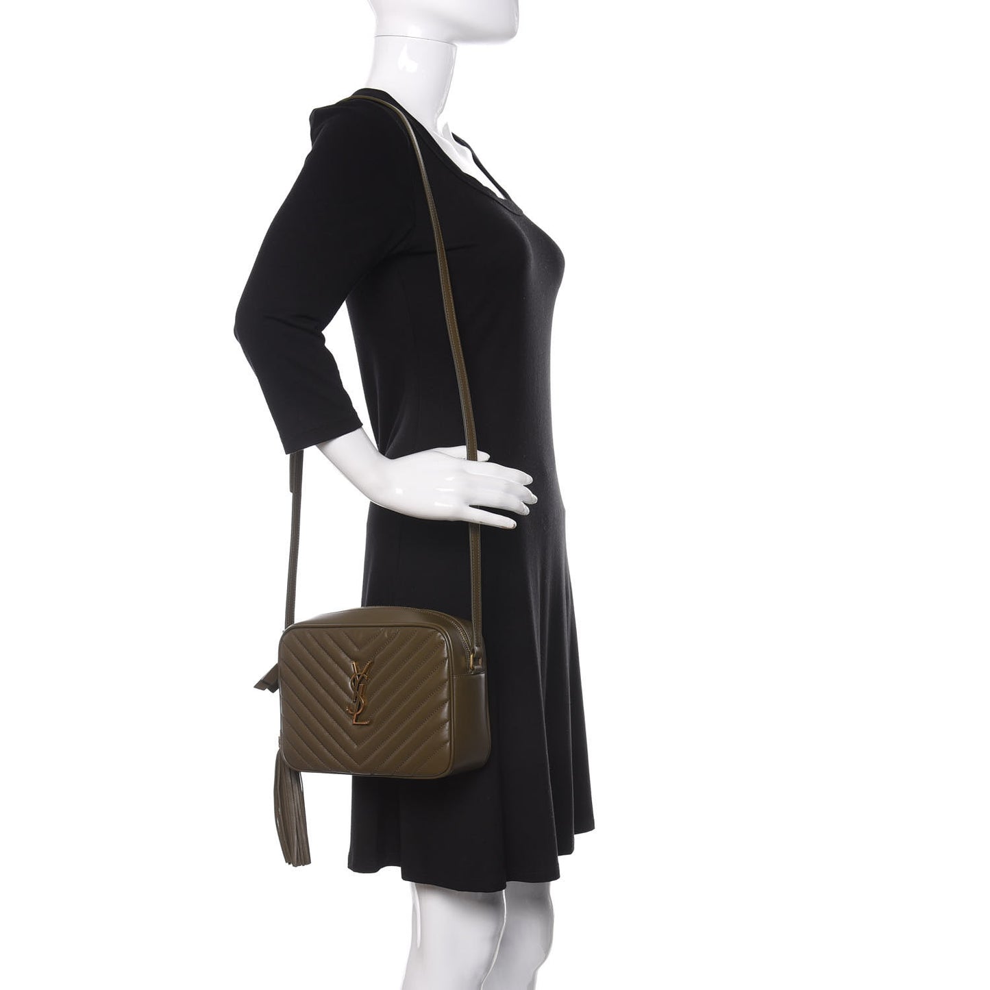 Calfskin Matelasse Monogram Lou Camera Bag Seaweed