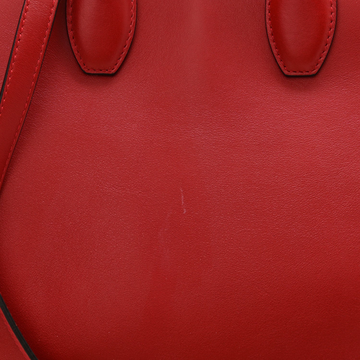 Salvatore Ferragamo Calfskin The Studio Bag Red 12 of 12