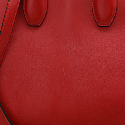 Salvatore Ferragamo Calfskin The Studio Bag Red 12 of 12