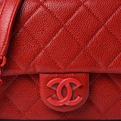 Chanel Caviar Quilted Mini Incognito Square Flap Red 10 of 10