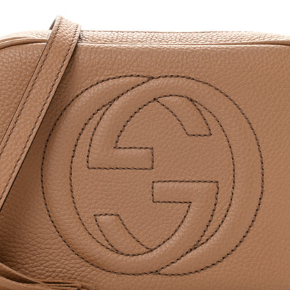 Gucci Pebbled Calfskin Small Soho Disco Bag Camelia 8 of 11