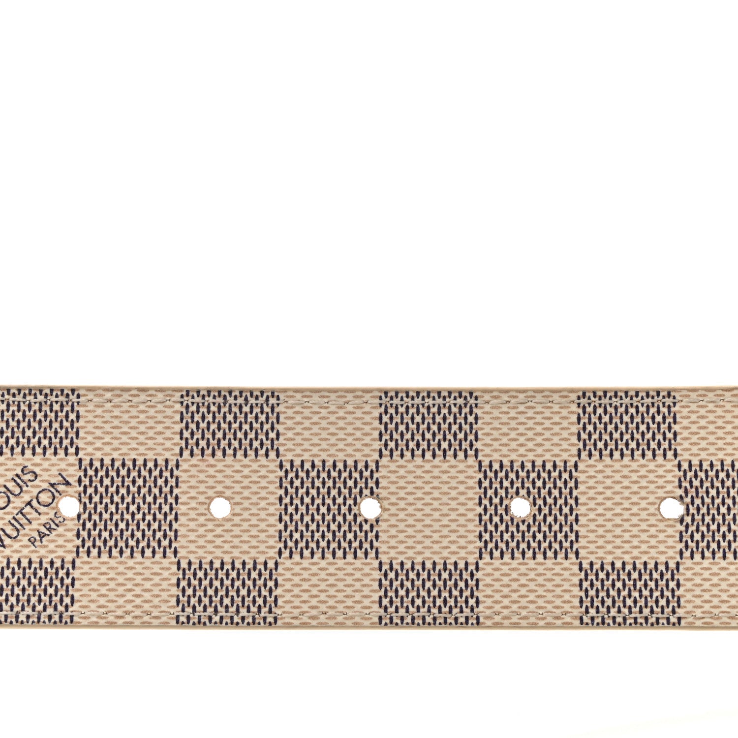 Louis Vuitton Damier Azur LV Initiales Belt 95 38 3 of 8