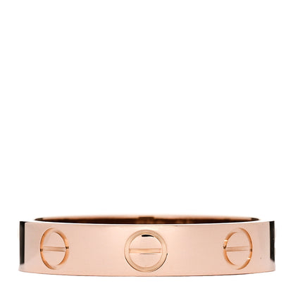 Cartier 18K Pink Gold 3.5mm LOVE Wedding Band Ring 50 5.25 1 of 4