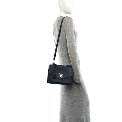 Louis Vuitton Soft Calfskin My Lockme Top Handle Marine Rouge 2 of 12