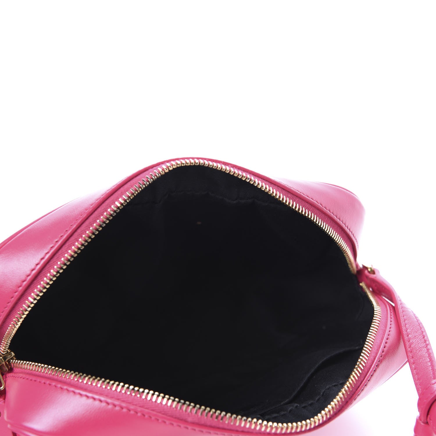 Saint Laurent Calfskin Matelasse Monogram Lou Camera Bag Fuxia 5 of 12