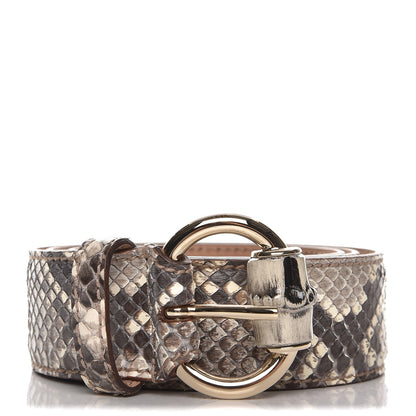 Gucci Python Bamboo Buckle Belt 90 36 1 of 6