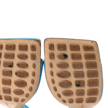 Bottega Veneta Lambskin Stretch Mule Sandals 39 Sky Blue 8 of 9