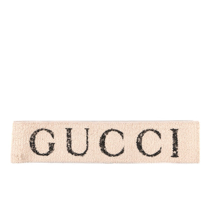 Gucci Cotton Elastic Gucci Logo Headband White 1 of 4