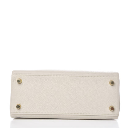 Hermes Togo Kelly Retourne 25 Craie 7 of 55
