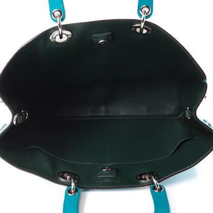 Christian Dior Smooth Calfskin Large Diorissimo Tote Turquoise 5 of 10