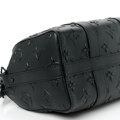 Louis Vuitton Monogram Seal City Keepall Black 9 of 10