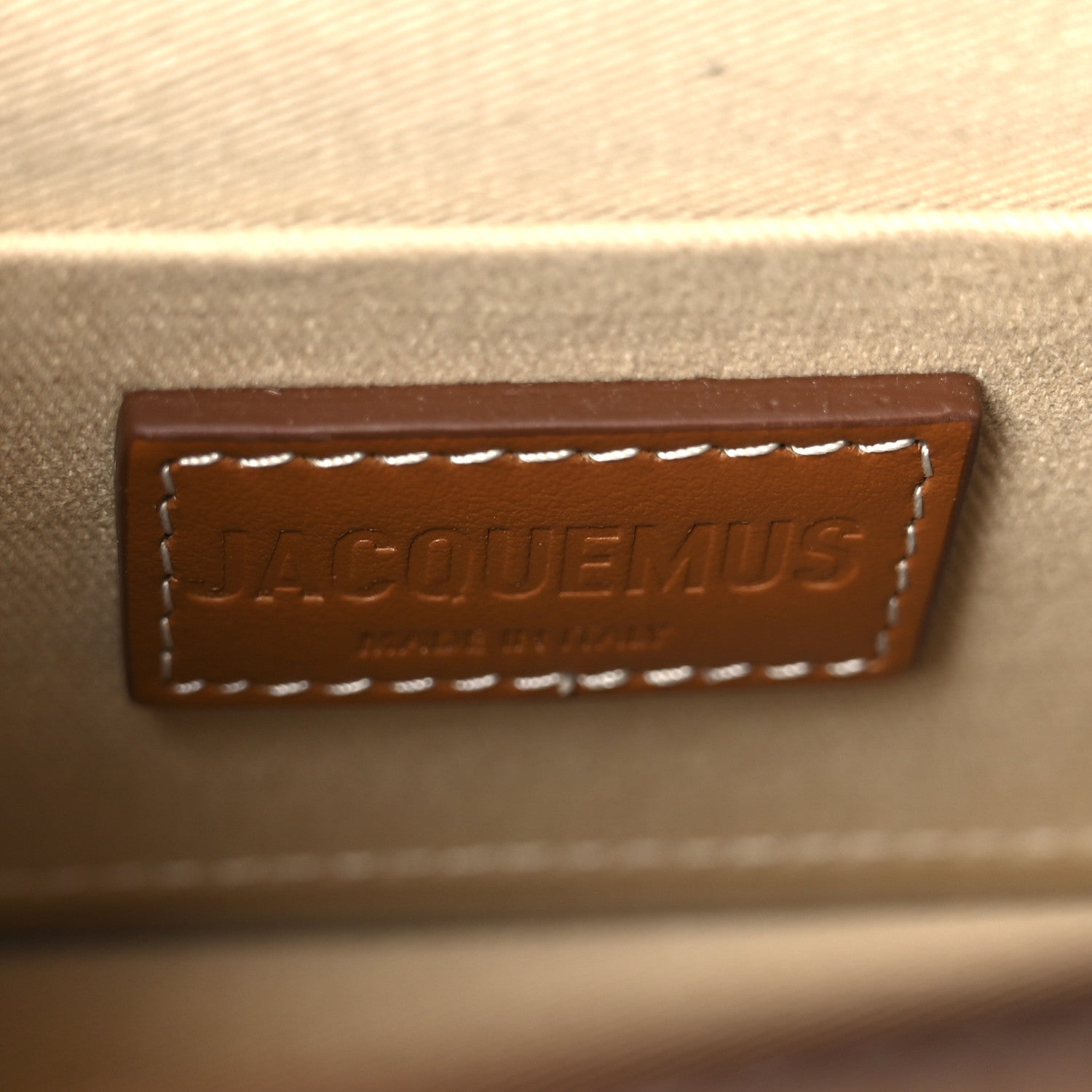 Jacquemus Smooth Calfskin Le Chiquito Moyen Light Brown 6 of 9