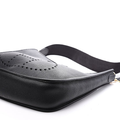 Hermes Taurillon Clemence Evelyne GM Black 7 of 9