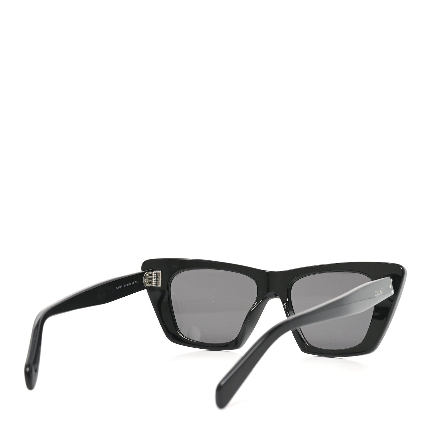 Celine Acetate Cat Eye Sunglasses CL40187I Black 4 of 7