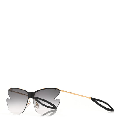 Louis Vuitton Bohemian Vuittony Square Sunglasses Z1233E Silver Mirror 1 of 10
