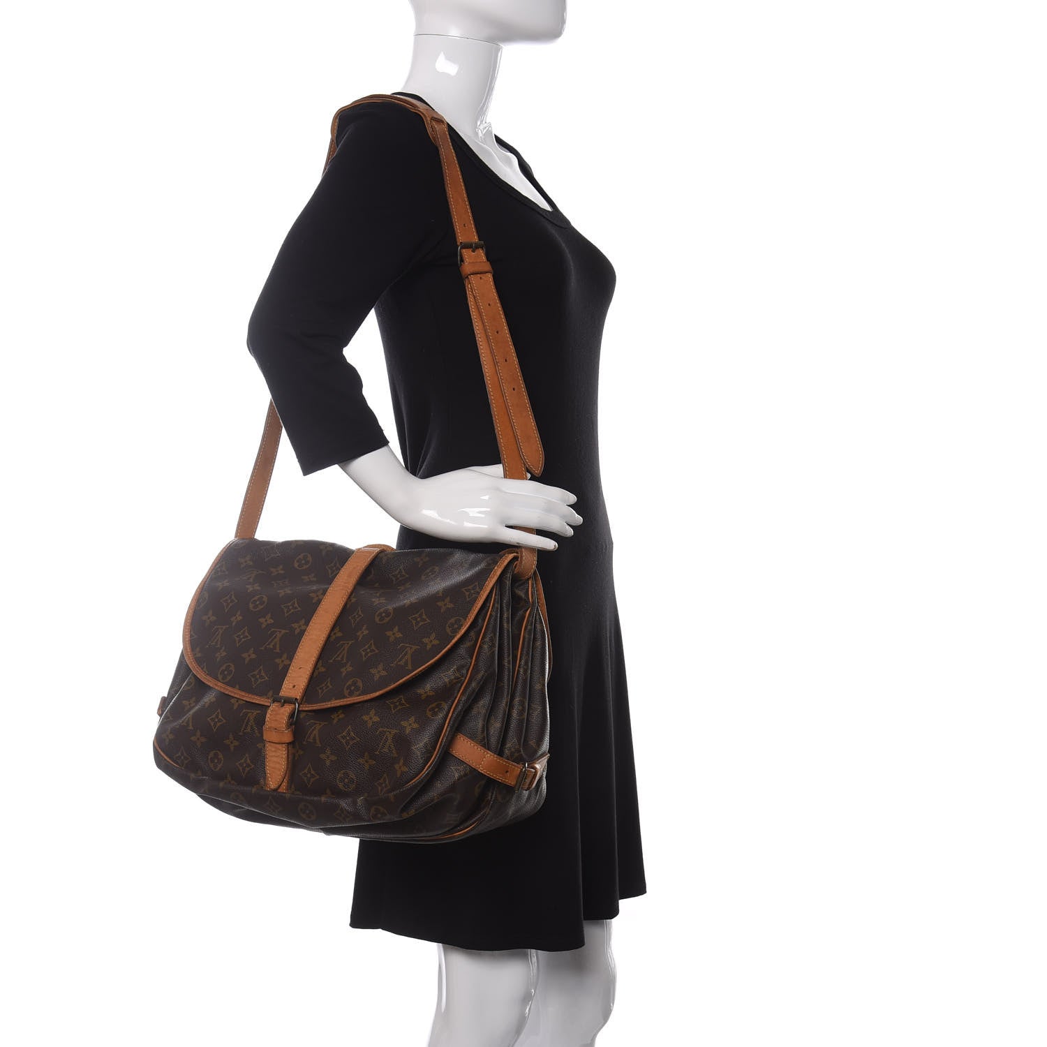 Louis Vuitton Monogram Saumur 35 2 of 11