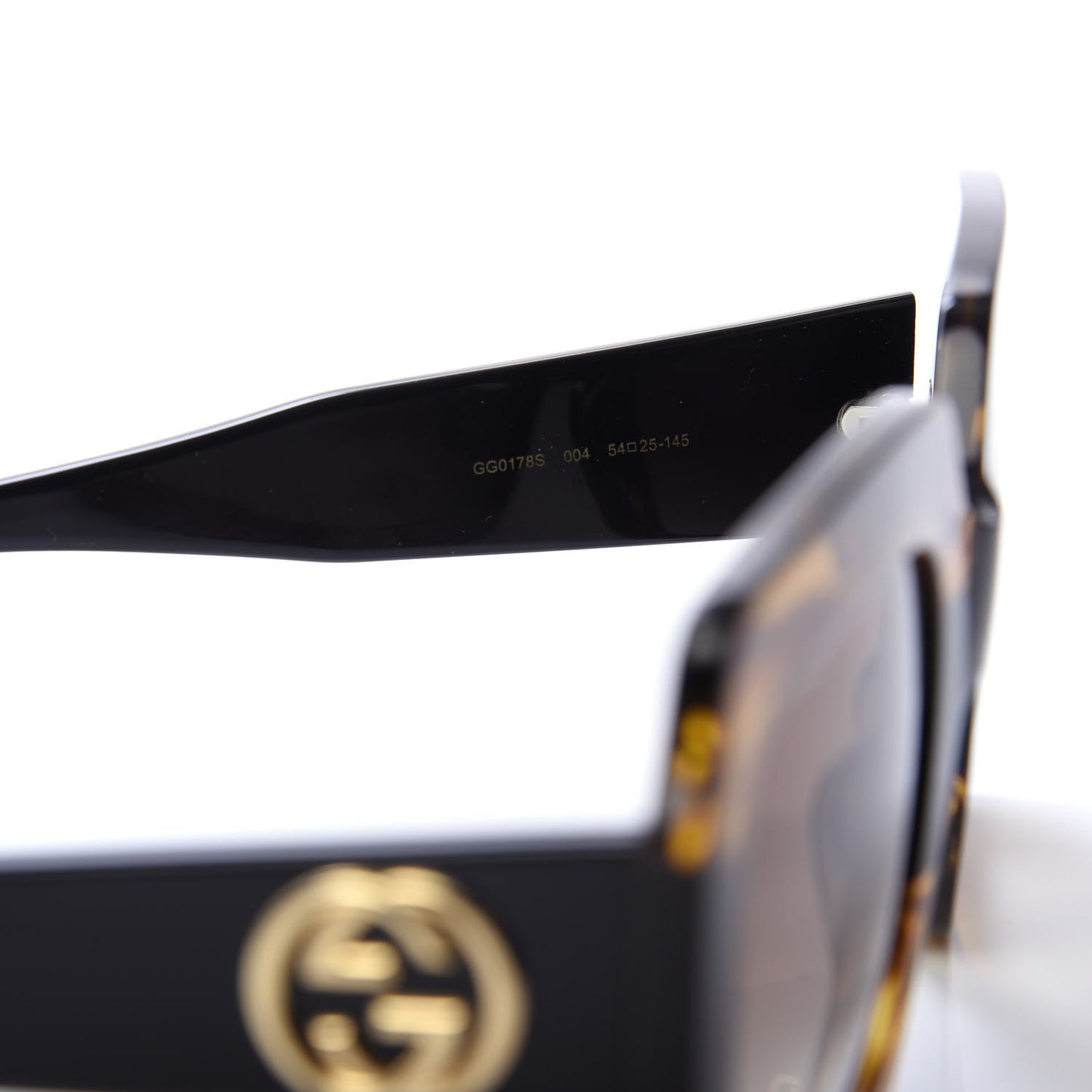 Square Frame GG0178S Sunglasses Havana