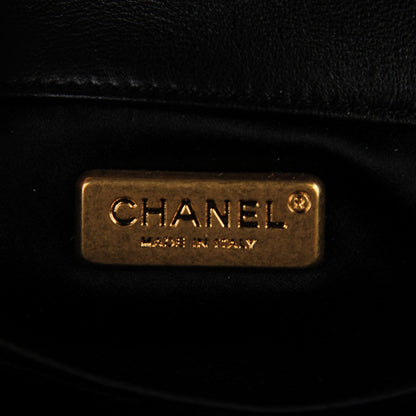 Chanel Lambskin Quilted Extra Mini Beaded Flap Black 6 of 9