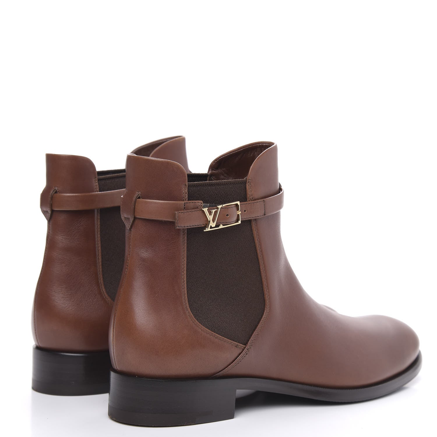 Louis Vuitton Calfskin Loyalty Flat Ankle Boots 38.5 4 of 10