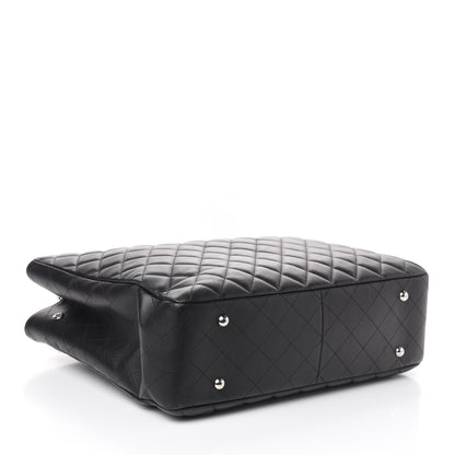 Chanel Calfskin Quilted Large Classic Shopping Tote Black 4 of 10