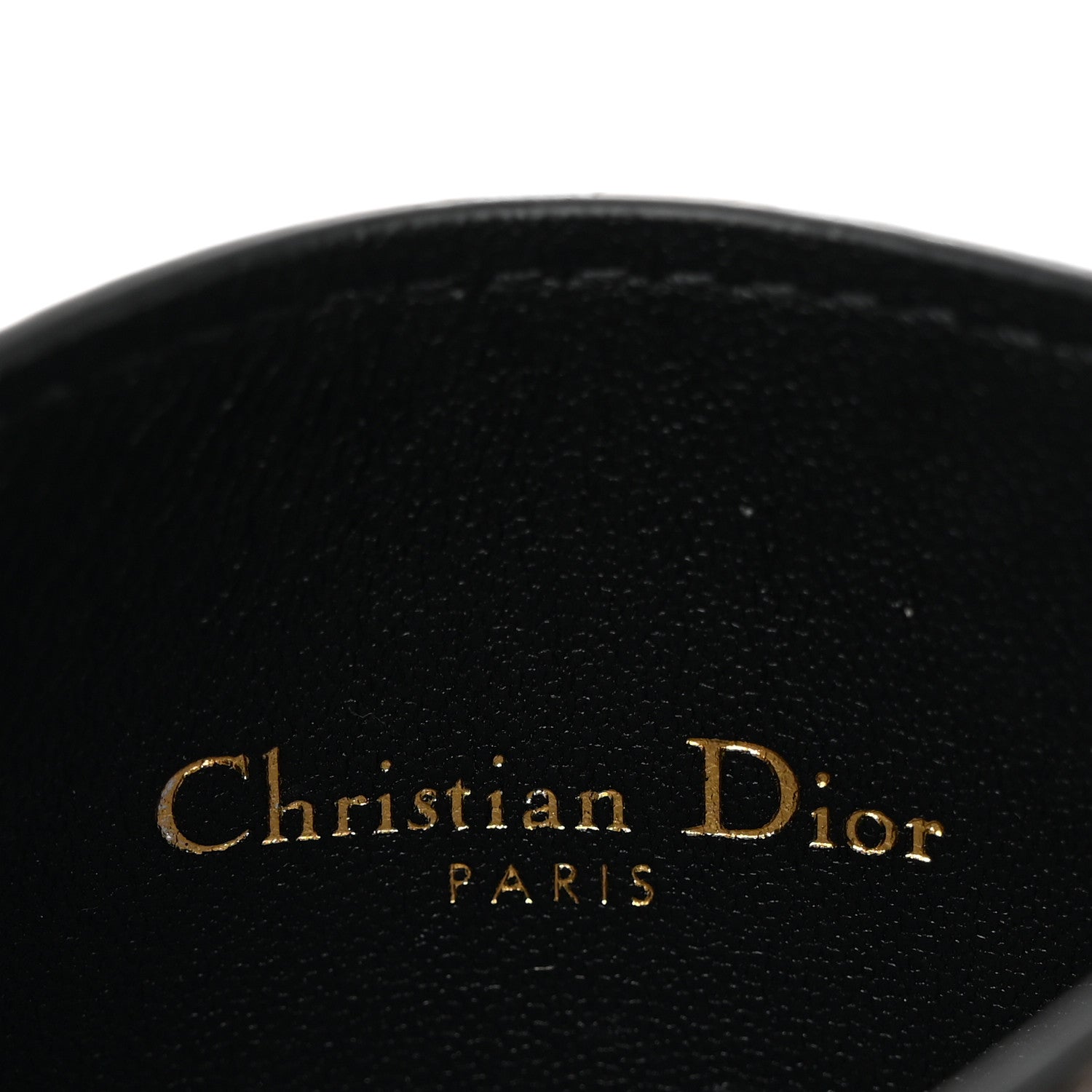 Christian Dior Calfskin Plan De Paris Print Card Holder White Black 6 of 8