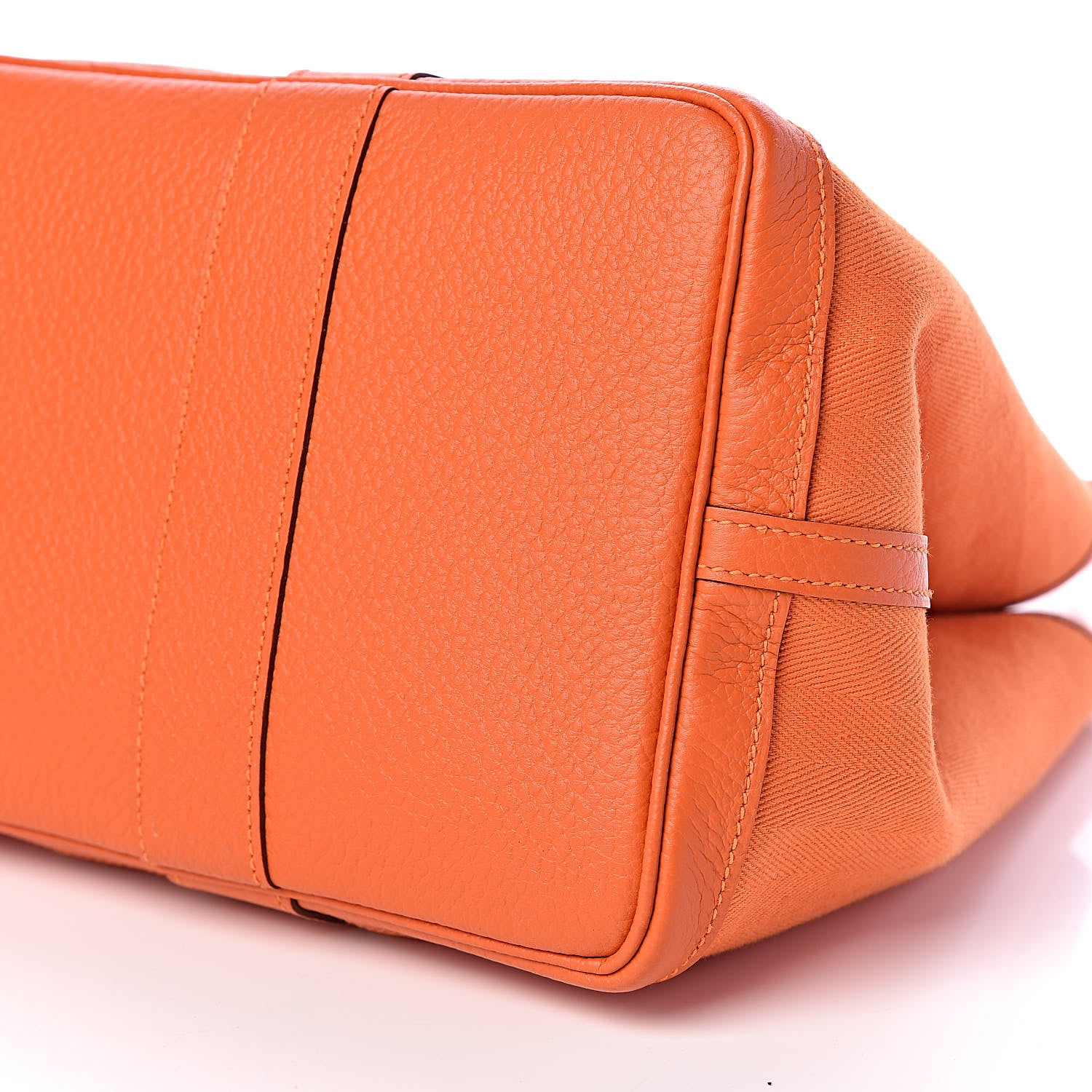 Hermes Toile Negonda Garden Party Tote 36 MM Orange 10 of 12