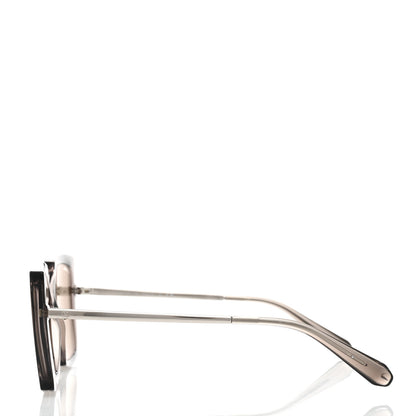 Chanel 18K White Gold Mirror Square Sunglasses 6051 Gray 3 of 7