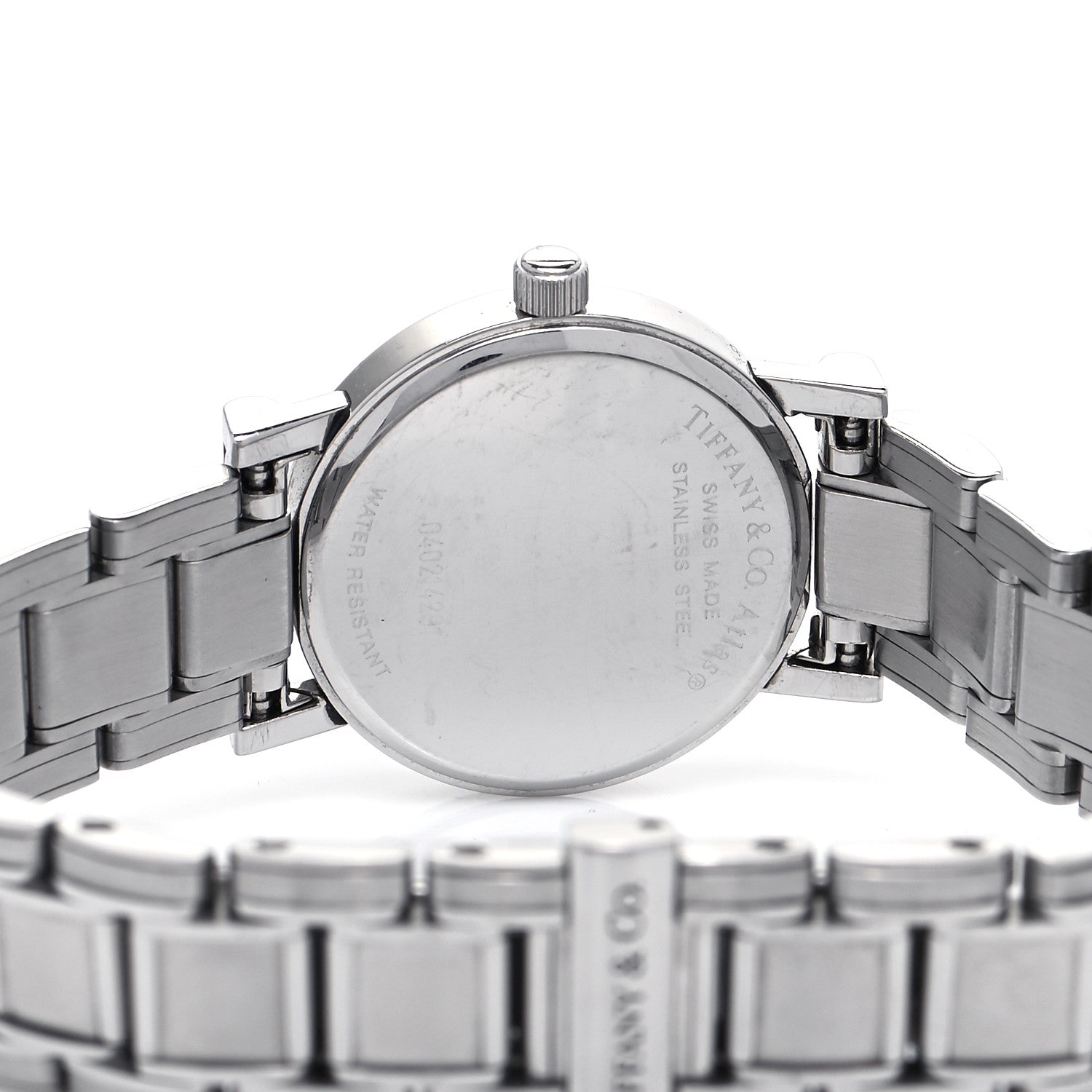 Tiffany Stainless Steel 25mm Atlas Quartz Watch Black 4 of 4