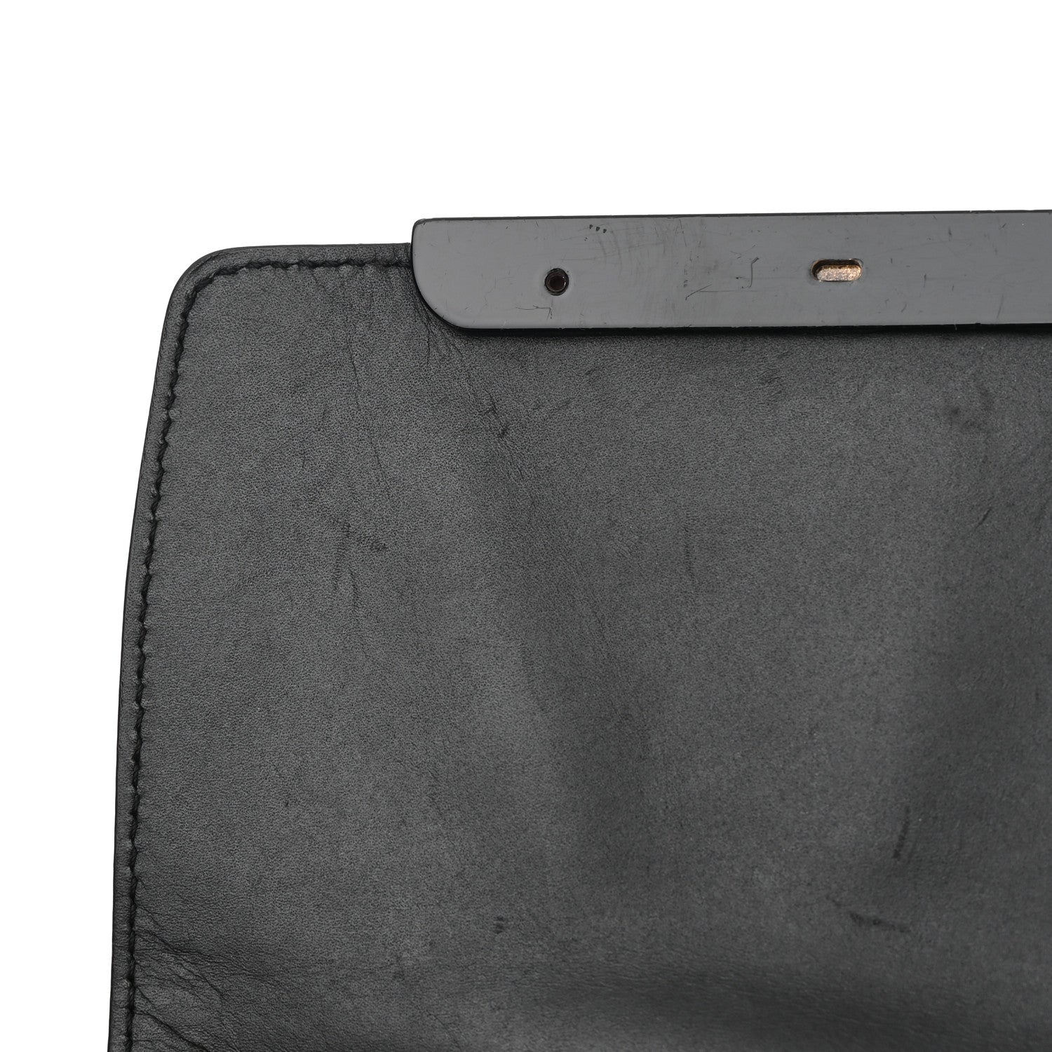 Christian Louboutin Pebbled Calfskin Fringe Lucky L Convertible Backpack Black 12 of 12