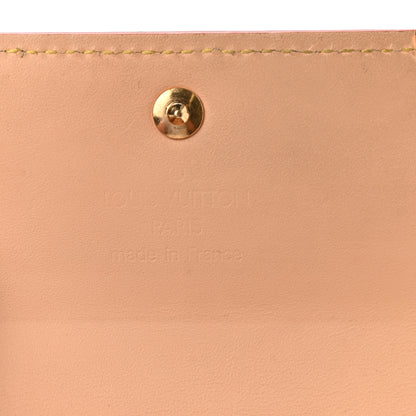 Louis Vuitton Monogram Multicolor Porte-Monnaie Plat Coin Purse White 6 of 8