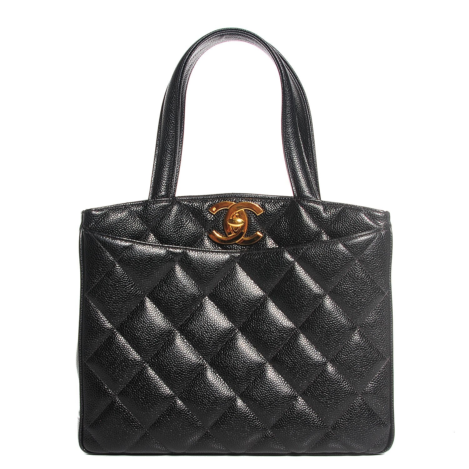 Chanel Caviar Quilted Tote Black 1 of 9