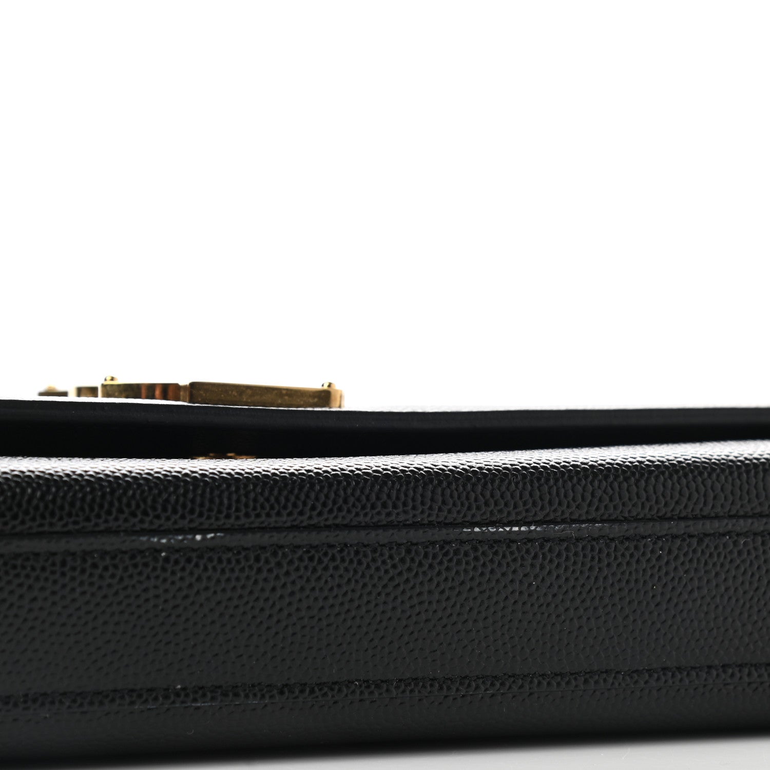 Saint Laurent Grain De Poudre Monogram Cassandre Clutch Black 10 of 10