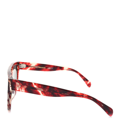 Celine Acetate Aviator Sunglasses CL 40001F Red Havana 3 of 7