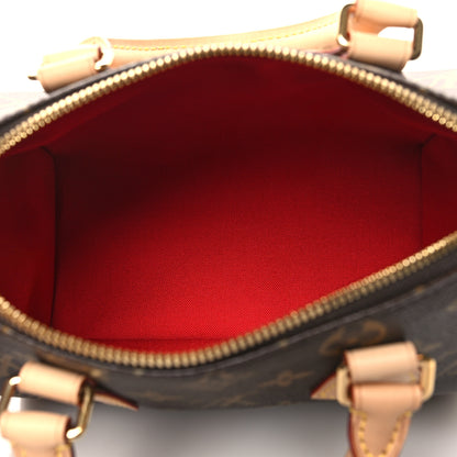 Louis Vuitton Monogram Speedy Bandouliere 20 Beige 5 of 9