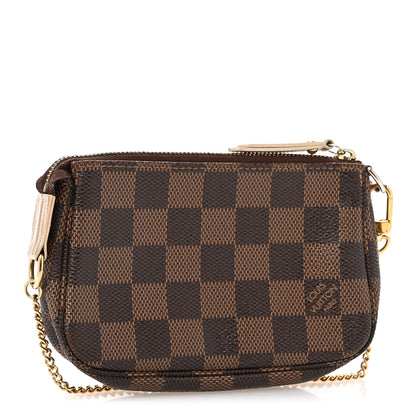 Louis Vuitton Damier Ebene Trunks and Locks Mini Pochette Accessories 3 of 9