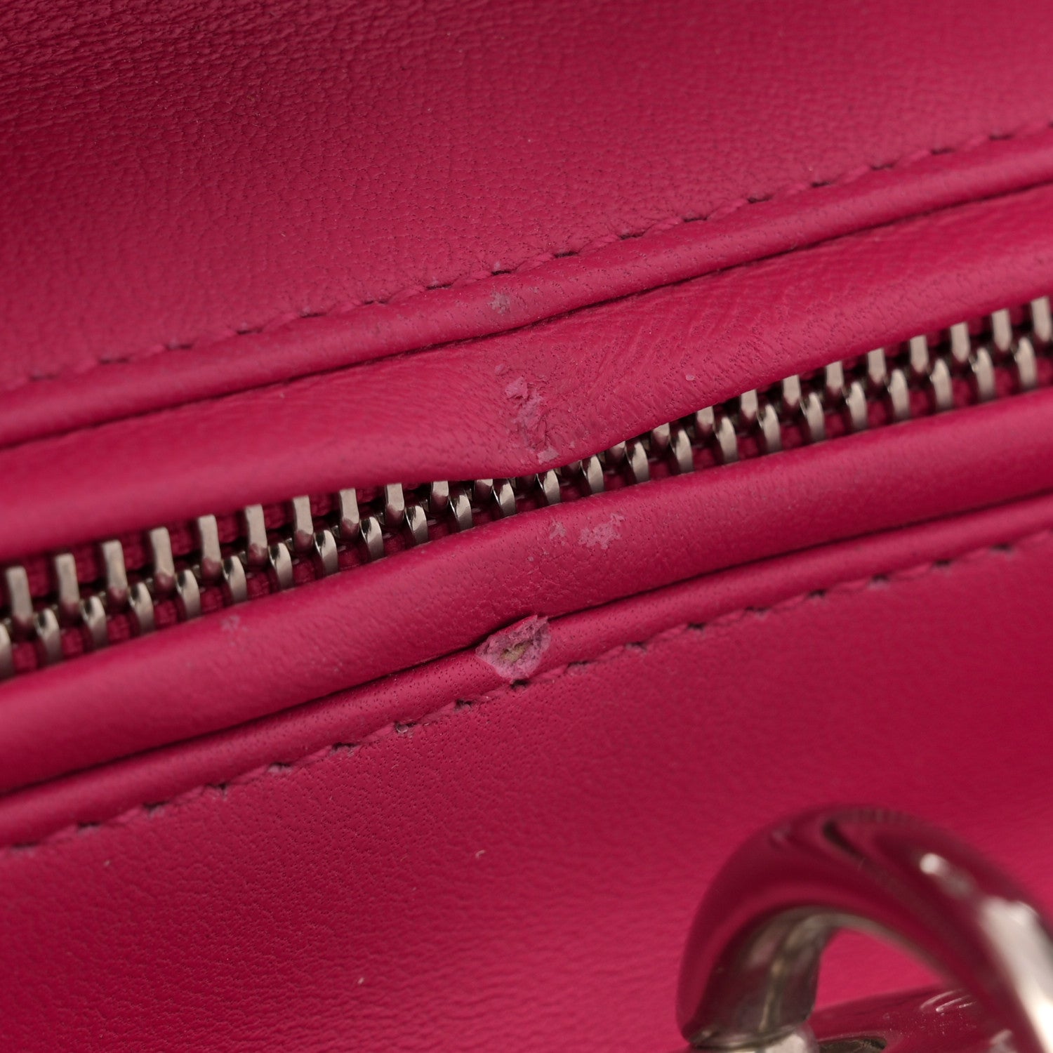 Christian Dior Lambskin Cannage Large Lady Dior Pink 11 of 13