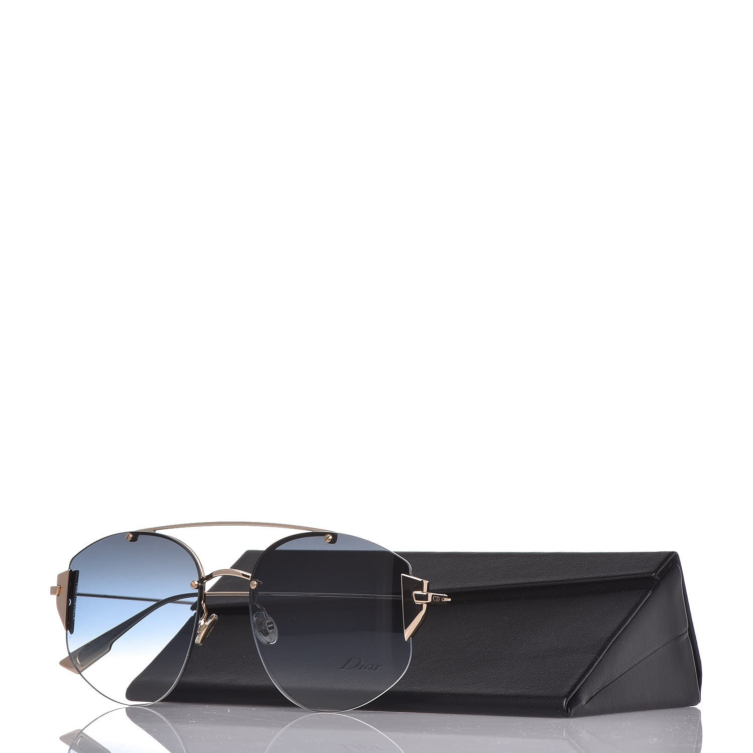 Christian Dior Metal Diorstronger Sunglasses Gold 10 of 10