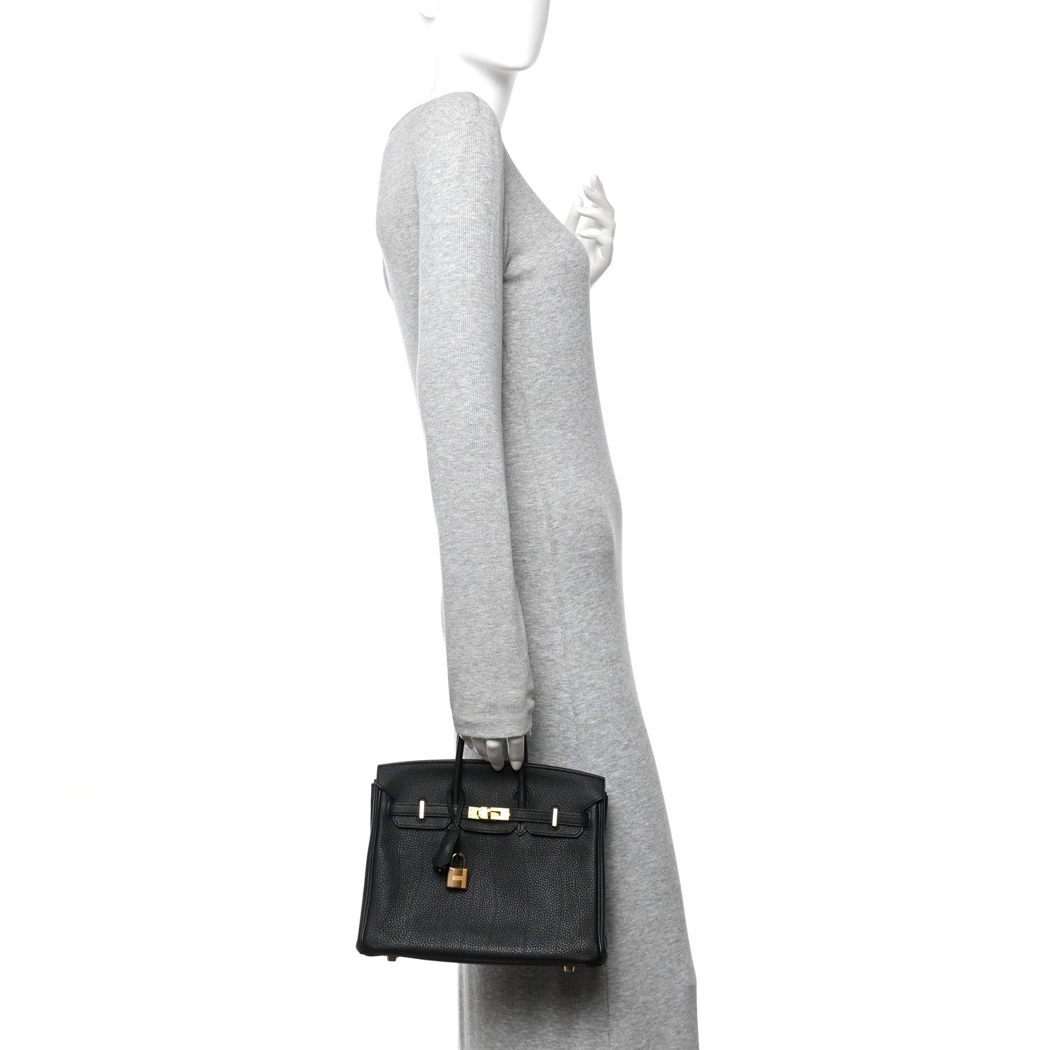 Hermes Togo Birkin 25 Black 2 of 11