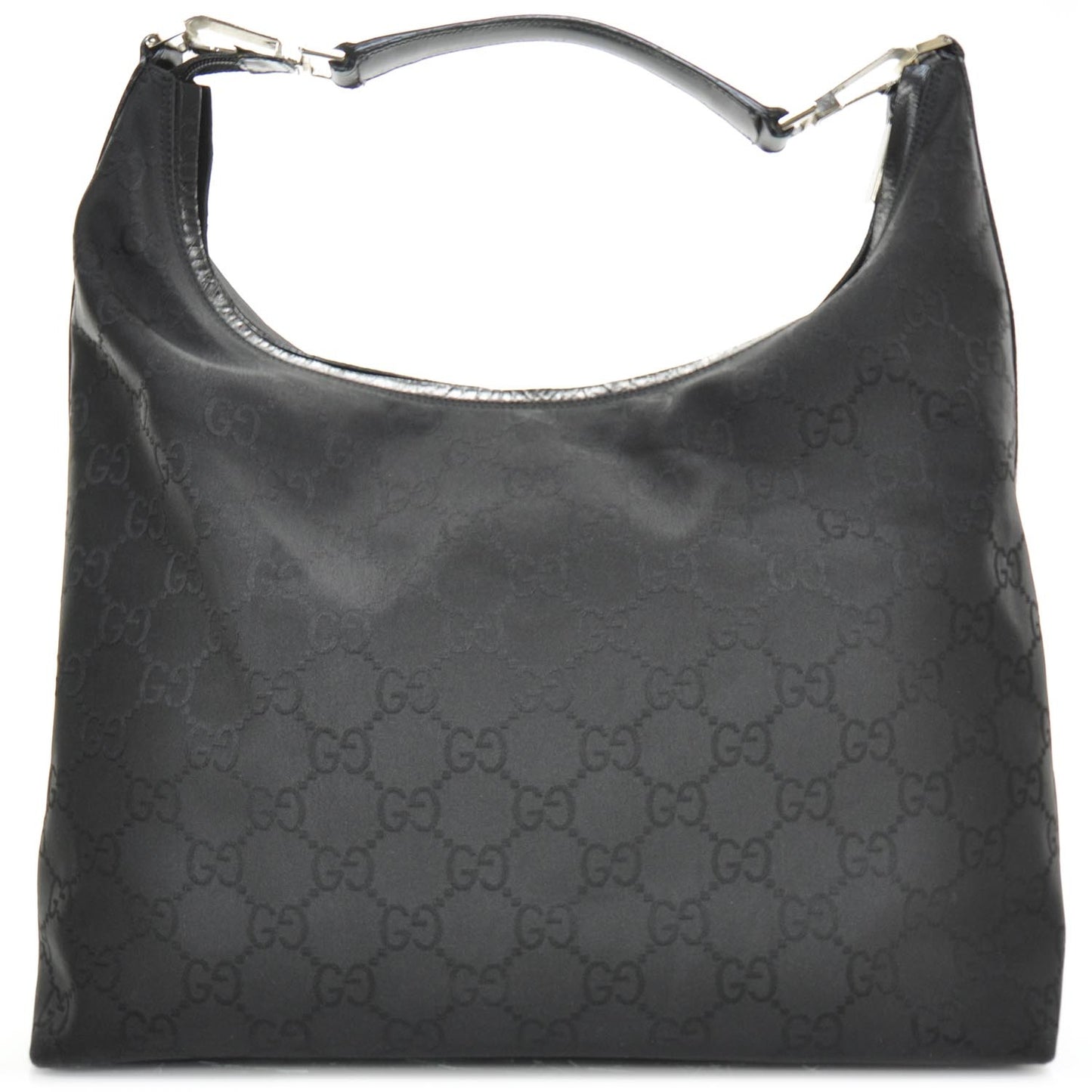 Nylon Monogram Large Hobo Black