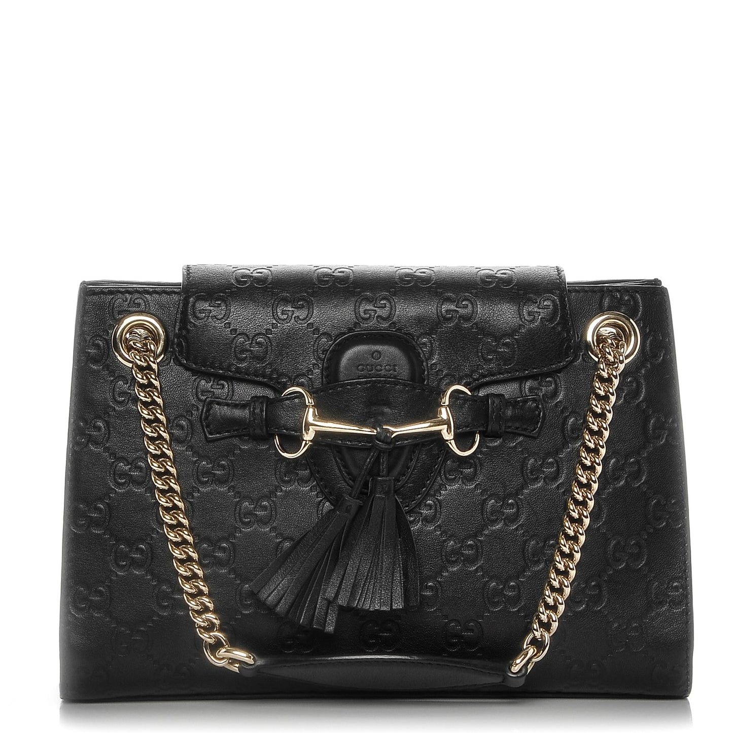 Guccissima Small Emily Shoulder Bag Black