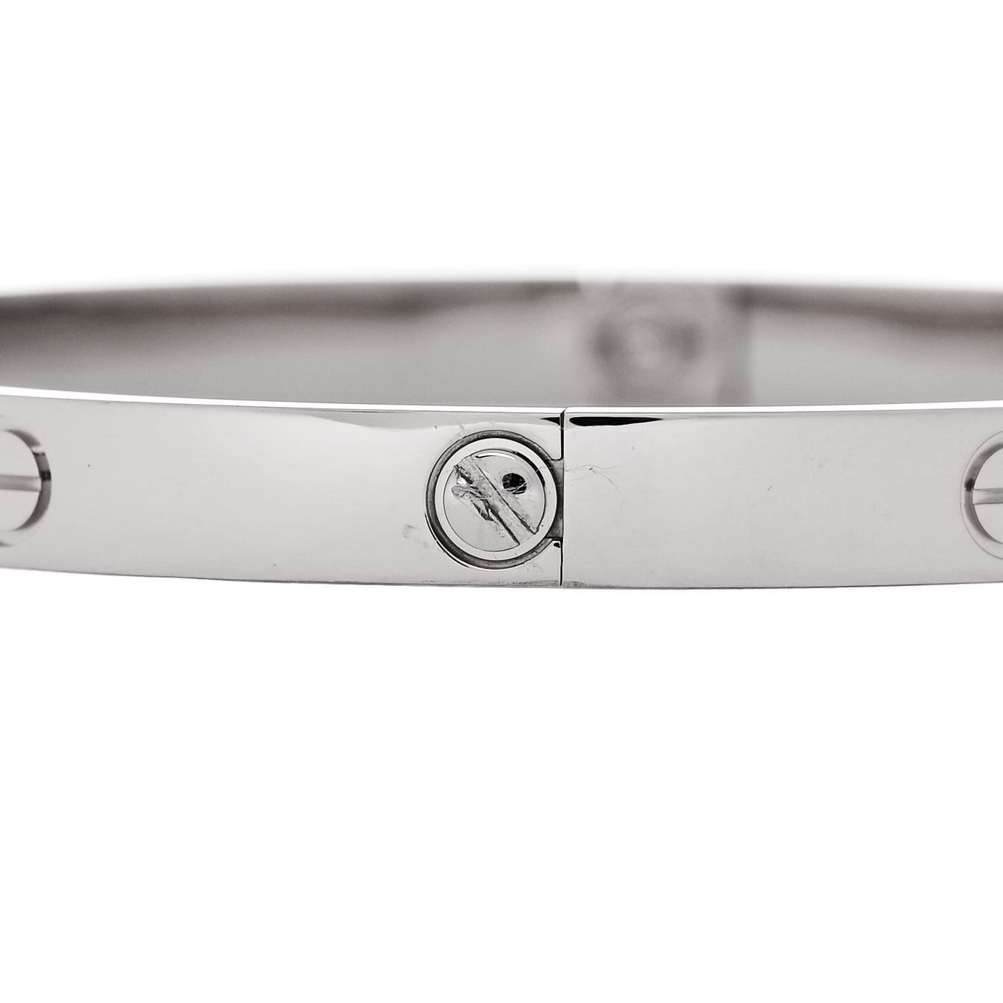 18K White Gold LOVE Bracelet 21