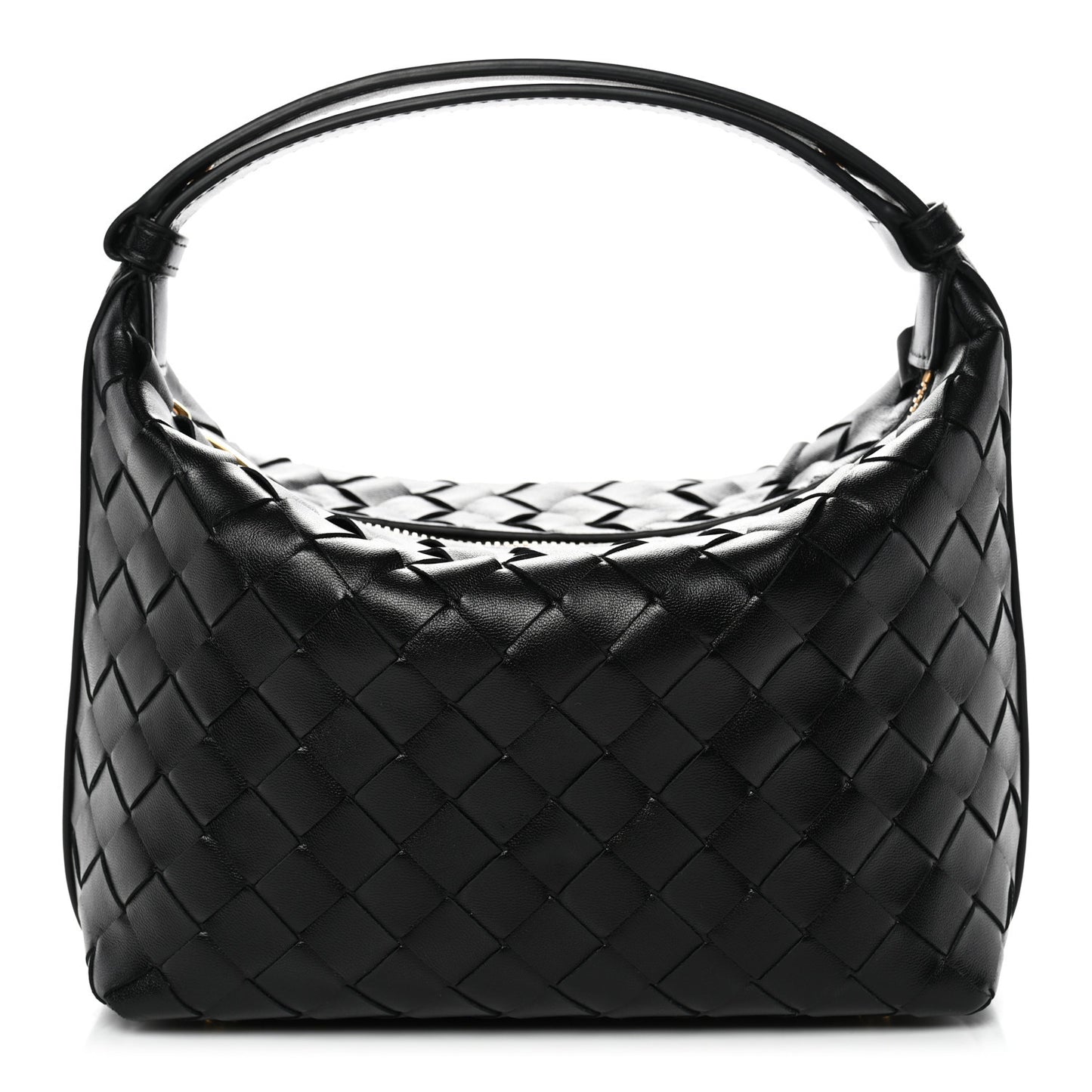 Calfskin Nappa Intrecciato Mini Wallace Black Black